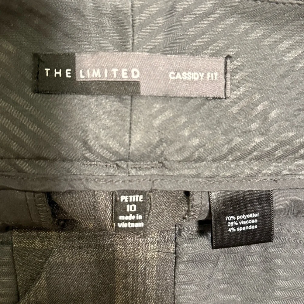 Gently Worn The Limited Charcoal Checkered Trousers - Picture 2 of 3